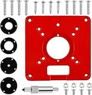 Abizarch Router Table Insert Plate, Aluminum Alloy Trimming Machine Flip Plate, Sturdy Woodworking Engraving Machine Flip Board Router Table Flip Board for Engraving Machine(Universal inverted board)