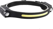 NovaTorch Vision Strap - High Lumen Headlamp, Motion Sensor LED | Lightweight 5 Mode Brightener, Nighttime Adventure Tool, Adjustable Beam Wear, Weatherproof Light, Safety for Camping Travel