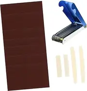 TOGEVAL Guitar Nut Set Acoustic Guitar Diy Tools 11pc Nut File Bridge Saddle Luthier Tool Sandpaper