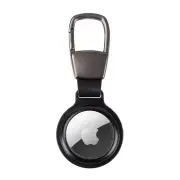 Apple Airtag 4 Pack with 4x Magnetic Metal Cover Key Ring (Black)