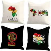 Garneck 4pcs Month Throw Pillow Covers Sofa Cushion Cases Decorative Pillowcase for Home Bedroom Car Present for Friends Family