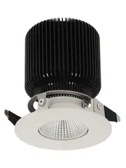 MFL By Masson Accent Gimble LED Dimmable White Downlight in Warm White