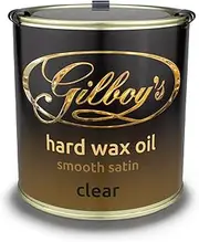 Hard Wax Oil - Interior Wood Finish - All Natural, Quick Drying, Water & Heat Resistant - Perfect for Sealing & Finishing Kitchen worktops, Stairs, Floors, Doors etc (500ml)
