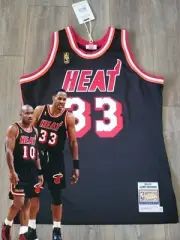 NEW AUTHENTIC VINTAGE ALONZO MOURNING HEAT JERSEY 48 XL MITCHELL NESS RARE