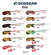 Ecogear Tourn't Bream Sp Blade ZX-30 3.5g Shrimp Blade Fishing Lure BRAND NEW @