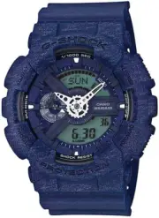 Casio G-Shock GA110HT-2A Analog & Digital Blue Heather Pattern Men's Watch