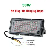 Full Spectrum LED Grow Light Phyto Lamp AC 220V 50W 100W 200W 300W with EU Plug
