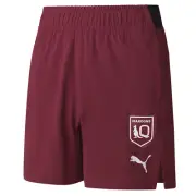 2025 QLD Maroons Training Shorts - Queensland - Maroon - Youth Kids