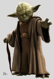 Master Yoda "Star Wars" Original Pop Art Print - 13 x 19 Poster