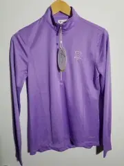 NWT WOMEN'S GREG NORMAN PULLOVER, SIZE: S, COLOR: IRIS (J506)