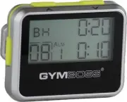 Gymboss Interval Timer And Stopwatch - Silver/Yellow Metallic Gloss