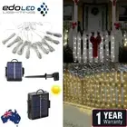 Waterproof Warm White Solar Christmas String Strip Lights Fence Outdoor Party