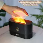 3D Ultrasonic Aroma Air HumidifiYA Flame Light Purifier Essential Oil Diffuser