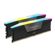 Corsair Vengeance RGB 32GB 2x16GB DDR5 UDIMM 6000MHz C40 Desktop Memory - Black