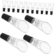 MUSISALY 24-Piece Wine Aerator Decanter Set Pourer Enhance Wine Taste Acrylic for Home or Restaurant Use