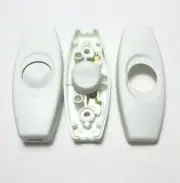 INLINE ROCKER SWITCH FEED THROUGH FOR SPT-1 LAMP CORD UL Listed WHITE