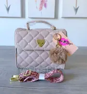BETSEY JOHNSON Bag Addy Quilted Crossbody - Pink LBADDY