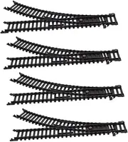 Educational Toys Trains Set of 2 Straight Tracks Connectors Plastic Train Tracks Playset Accessories for Boys Girls