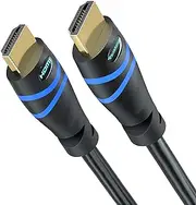 4K HDMI Cable (5M, 4K/8K 60Hz HDR, 4K 120Hz, High Speed 48Gbps with Ethernet, eARC, 3D, HDCP 2.3) - Compatible with PS5, Xbox, Roku, Apple TV, Switch, PC