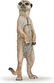 Papo WILD ANIMAL KINGDOM Figurine, 50206 Standing Meerkat, Multicolour