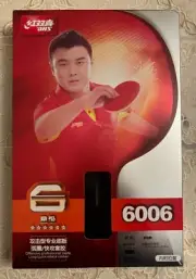 Paddle DHS R6006 Racket Table Tennis 6 Star Short Handle Ping Pong