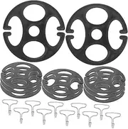TOGEVAL 10Pcs Metal Hook for Car Seat Covers with Plastic Secure Fasteners for Easy Installation Protection of Back Seat Anchor Cover Accessories