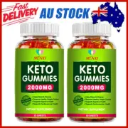 2 Bottles Keto Gummies Slimming Fat Burner Apple Cider Vinegar Ketogenic Health