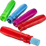 Sidewalk Chalk Holders Railroad Chalk Holder Jumbo Plastic Adjustable Clip for Kids Teachers Students Office or Classroom(5 Pieces)