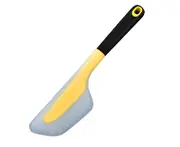 Cream Scraper Seamless Non-Stick Silicone Pastry Cake Spatula Kitchen Tool Yellow