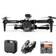 XKJ K10 MAX Upgrade Three Camera WiFi FPV with 4K ESC 3 Lens 360° Obstacle Avoidance Optical Flow Positioning Foldable R