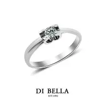 在飛比找momo購物網優惠-【DI BELLA】JAZZ 經典美鑽戒(10分)