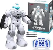 linzezon Robot Toys for 6-10 Year Old Kids, Rechargeable Intelligent Programmable RC Robot with 2.4GHz Gesture Sensing, Christmas Birthday Gifts for Boys Girls