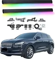 BJOHQ Electric Running Boards Compatible for Lincoln Nautilus 2019-2022 with Light, SUV, Off-Road & Pickup Trucks - Retractable Truck Steps & Nerf Bars