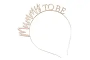 Mummy To Be Headband For Baby Shower Party Tiara Crown Gift Rose Gold