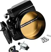 92mm/102mm LS Throttle Body Valve W/Position Sensor Compatible with TPS IAC for LSX LS1 LS2 LS3 LS6 LS7 Car Modification Parts Drive by Wire(LRD-D92 Silver-KZ)