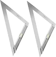 Uonlytech 2pcs Framing Tool Measuring Ruler for Woodworking Precision Angle for Carpentry Drafting and Technical Illustration