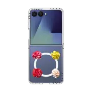 Galaxy Z Flip7 Clear Magnetic Case Frosting Clear By Ann Upton