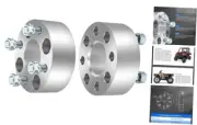 2PCS 2 inch 4 Lug 4x4 to 4x4 Wheel Spacers 4x101.6mm to 4x101.6mm 1/2" Studs