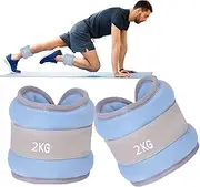 Ankle Weights for Walking | Ankle and Wrist Weights - Breathable Removable Sandbag Non-Slip for Running Gym Yoga Pilates Fitness Workout Walking Men Dumbbell Barbell