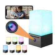 Black LED Colorful Lights Wireless Network Surveillance Camera HD Smart Night Vision Remote Mobile Monitor Dual Voice Dialogue
