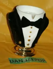 Bath & Body Works 2021 Headless Vampire Butler 3 Wick Jar Pedestal Candle Holder