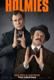 Holmes & Watson - original DS movie poster D/S 27x40 Advance - Ferrell , Riley