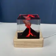 5Cm Cube Organism Resin Table Light Creactive Art Decoration Lamp Volcano Erupti