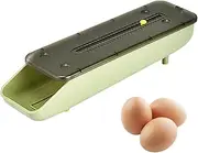 Imtrub Egg Fridge Organizer Slide - Automatic Scrolling Egg Rack Holder,Space-Saving Timetable Design Egg Holder For Kitchen, Restaurant