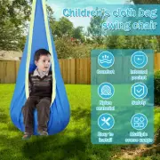 Kids Pod Swing Seat Sensory Hammock Chair Swing with Inflatable Pillow KoBkf