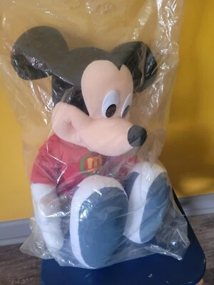 NEW Disney Mickey Mouse Jumbo Plush 24” House Of Mouse 2000 Toys R Us NIP NWT