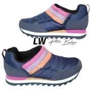 Merrell Retro Navy Alpine Moc Strap Polar Slip On Sneakers US Women's sz 9