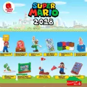 McDonald's Happy Meal Super Mario 2018 Plastic Toys Figurines New & Sealed