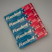Fixodent Complete Original Denture Adhesive Cream 2.4 oz 5 Pack FACTORY SEALED