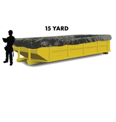 15 Yard Roll Off Dumpster Liner - 6 Mil Thickness